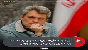 تثبیت جایگاه فولاد مبارکه به‌عنوان تولیدکننده «ریسک‌گریز و پایدار» در بازارهای جهانی