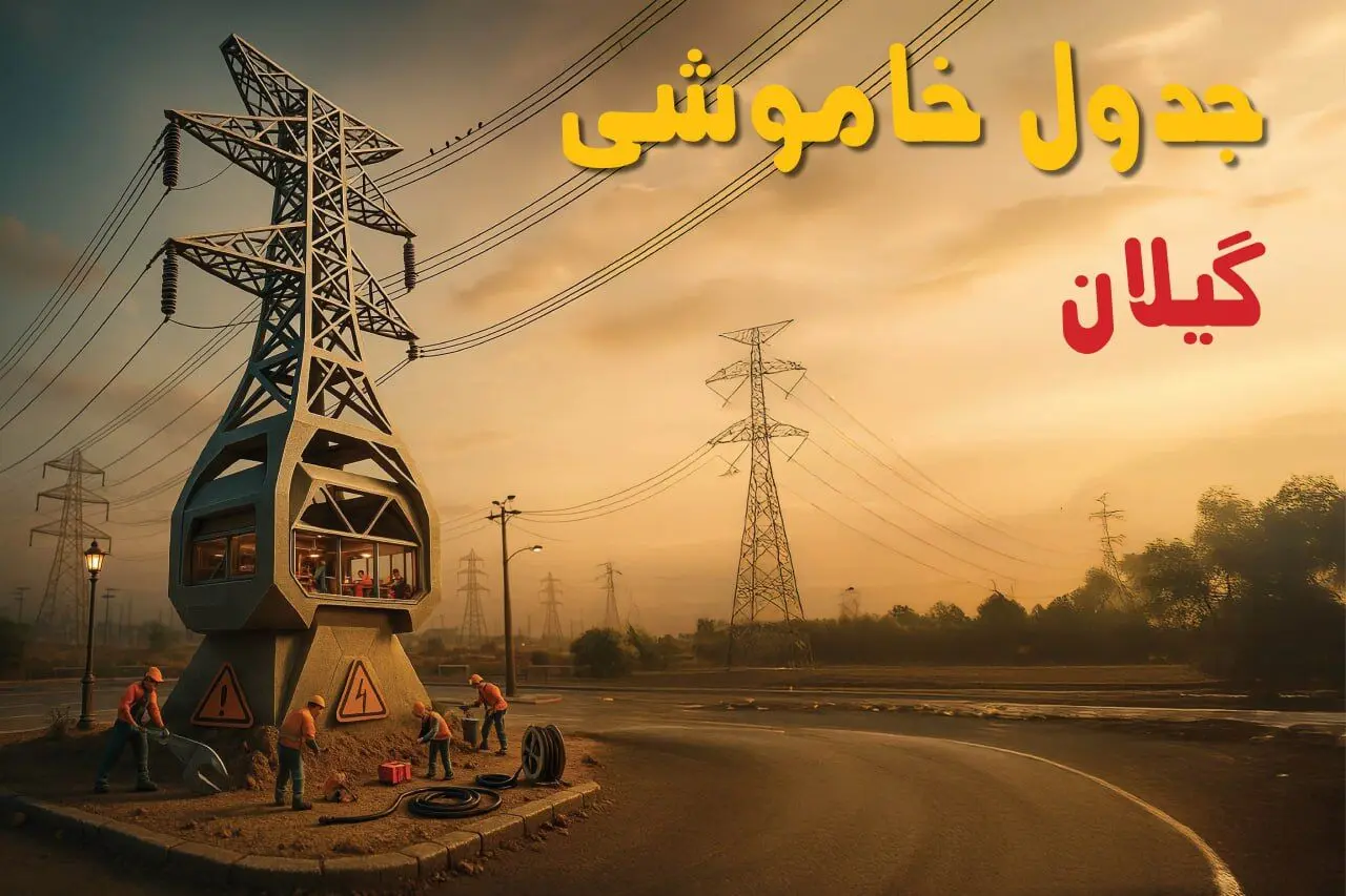 جدول خاموشی برق رشت فردا دوشنبه ۲۶ خرداد ۱۴۰۴ + ساعت قطع برق استان گیلان دوشنبه ۲۶ خرداد ۱۴۰۴