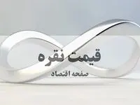 قیمت انس نقره امروز پنجشنبه ۸ مرداد ۱۴۰۵