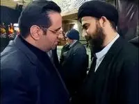 ابراز محبت حضرت حجت الاسلام سید صادق فال اسیری به مدیرعامل و همکاران مجتمع فولاد غدیر نی ریز
