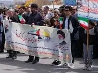 حضور پرشور کارکنان مجتمع مس سونگون در راهپیمایی روز جهانی قدس