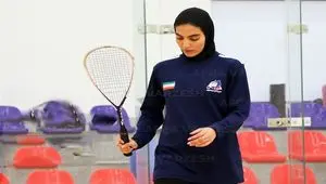 فرشته اقتداری، اولین بانوی اسکواش باز ایران بر سکوی نایب‌قهرمانی رقابت‌های رنکینگ جهانی