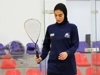 فرشته اقتداری، اولین بانوی اسکواش باز ایران بر سکوی نایب‌قهرمانی رقابت‌های رنکینگ جهانی