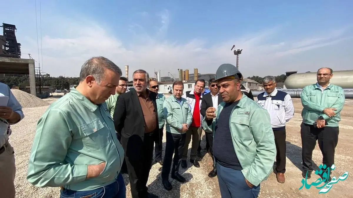 بازدید هیئت مدیره شرکت ایزوایکو از فولاد هرمزگان

