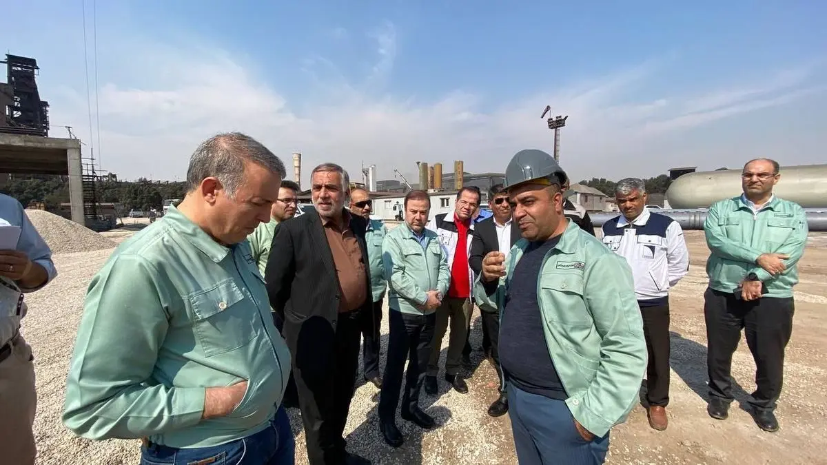 بازدید هیئت مدیره شرکت ایزوایکو از فولاد هرمزگان

