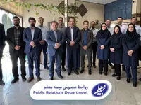 بازدید مدیرعامل شرکت بیمه معلم از شعبه یزد