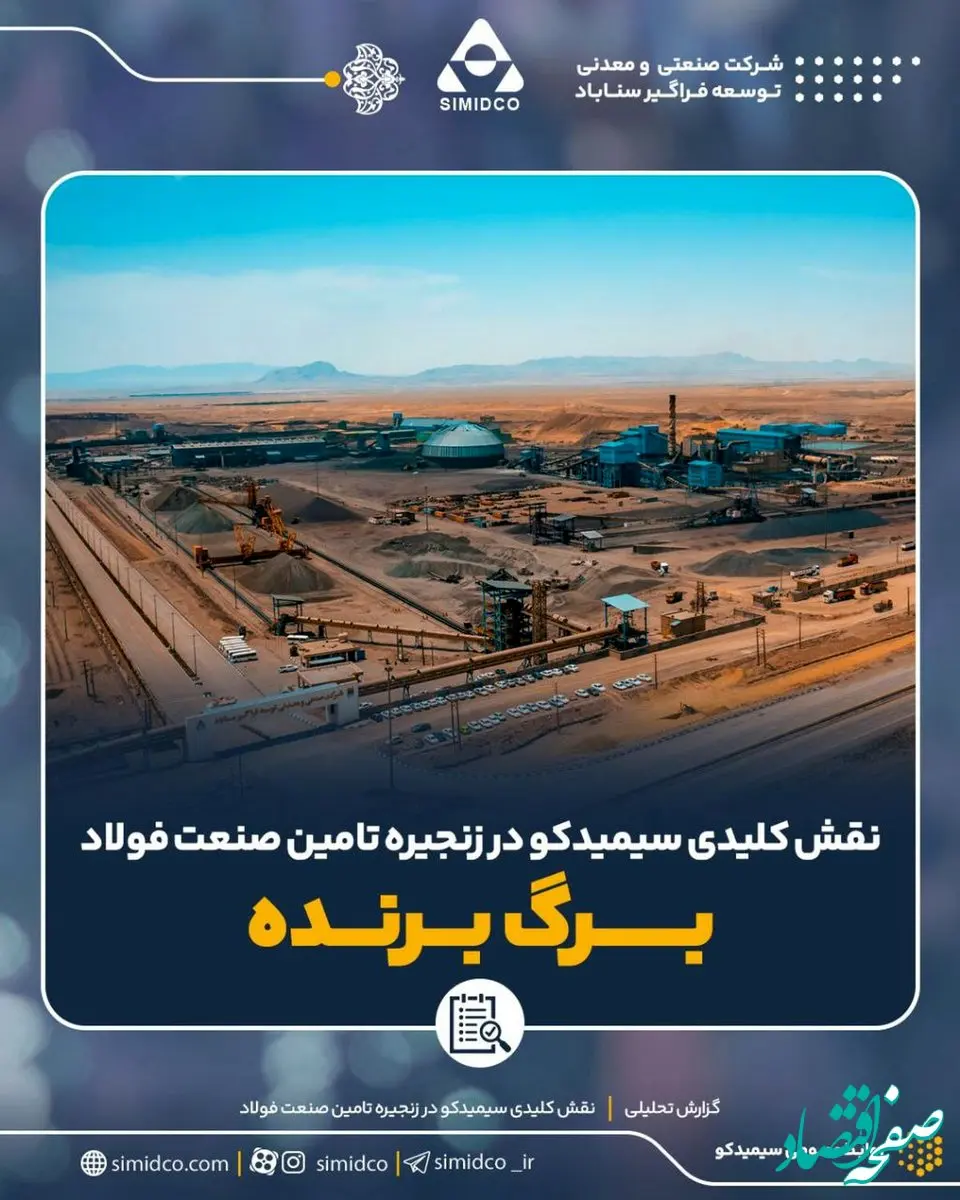 نقش کلیدی سیمیدکو در زنجیره تامین صنعت فولاد