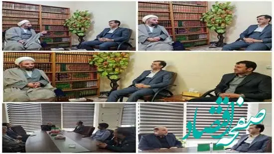 دیدار مدیر مجتمع مس سونگون با امام جمعه و فرماندار ورزقان