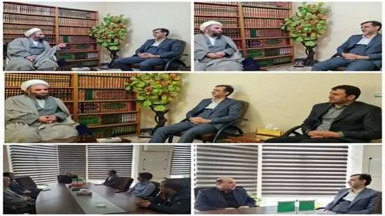 دیدار مدیر مجتمع مس سونگون با امام جمعه و فرماندار ورزقان