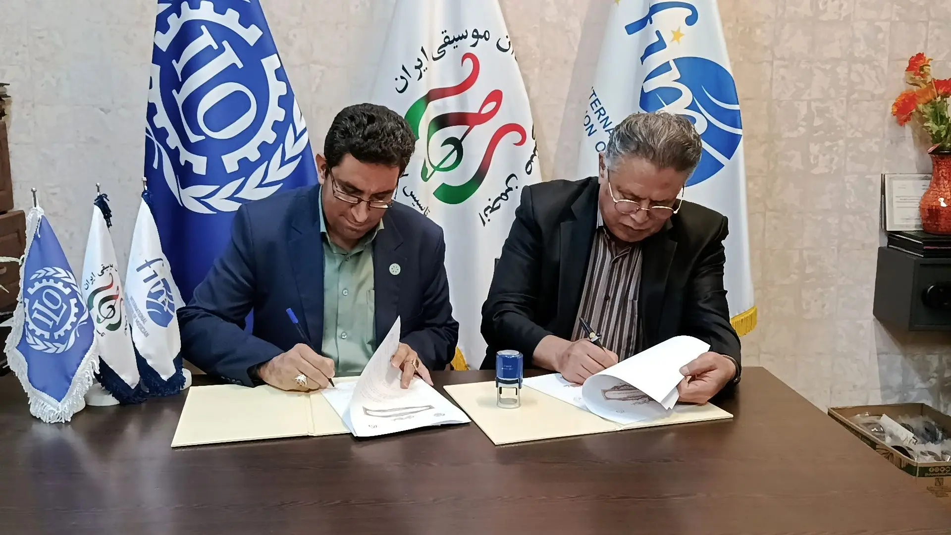 انعقاد تفاهم‌نامه همکاری سازمان اینسکو و انجمن صنفی هنرمندان موسیقی ایران