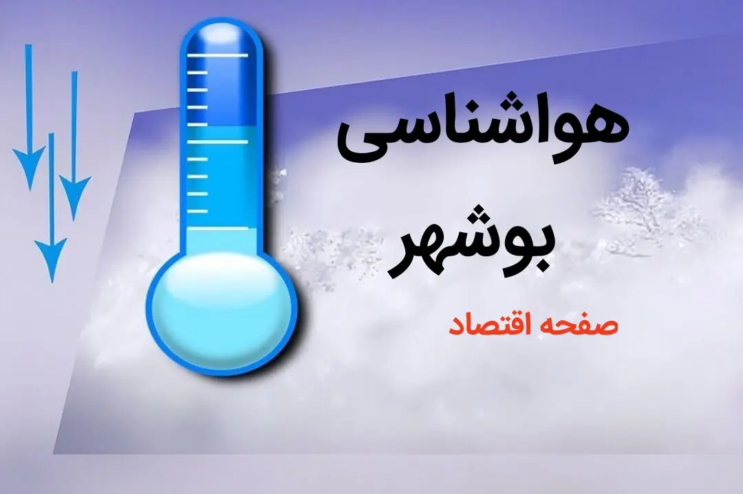 اخبار پیش بینی هواشناسی بوشهر طی ۲۴ ساعت آینده | پیش بینی وضعیت آب و هوا بوشهر فردا دوشنبه ۸ بهمن ماه ۱۴۰۳ 
