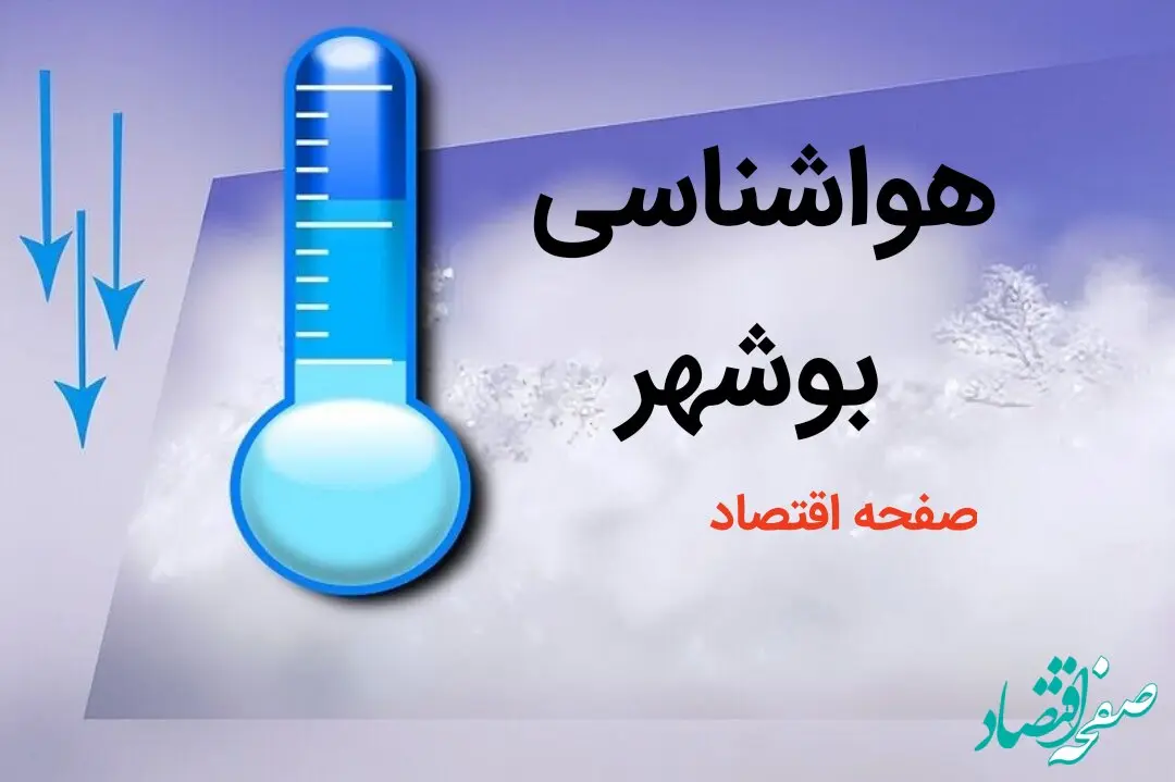 اخبار پیش بینی هواشناسی بوشهر طی ۲۴ ساعت آینده | پیش بینی وضعیت آب و هوا بوشهر فردا دوشنبه ۸ بهمن ماه ۱۴۰۳ 
