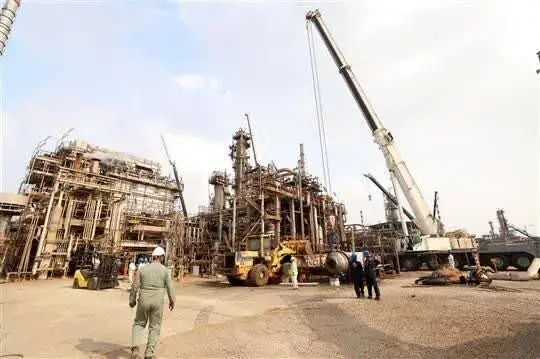 رخداد جزئی در مخزن پالایشگاه بندرعباس