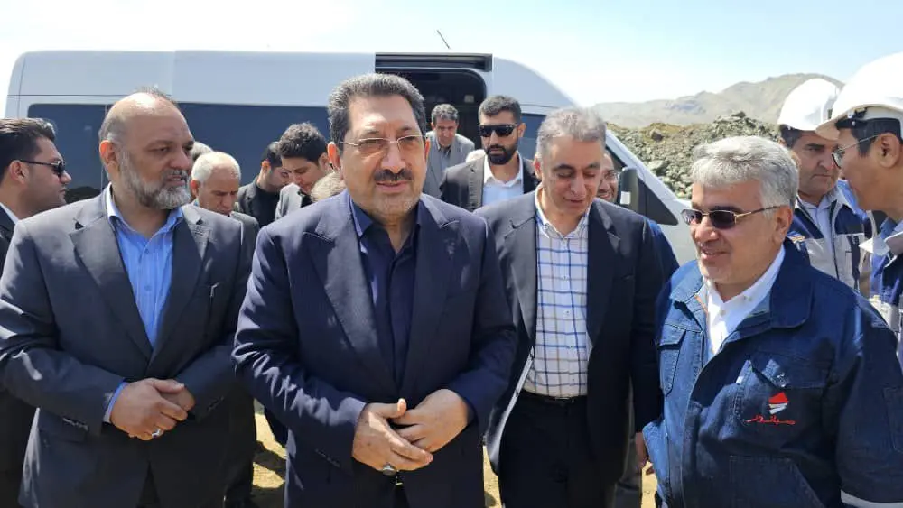 بازدید وزیر صنعت، معدن و تجارت از پروژه‌های صبانور در کردستان
