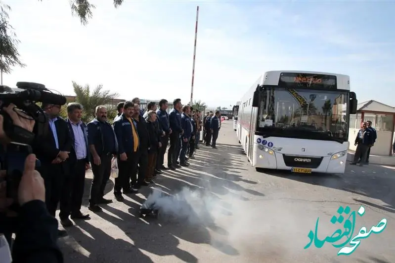 ۳ دستگاه اتوبوس جدید وارد شرکت سنگ آهن مرکزی ایران شد
