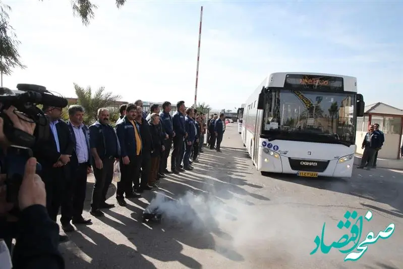۳ دستگاه اتوبوس جدید وارد شرکت سنگ آهن مرکزی ایران شد