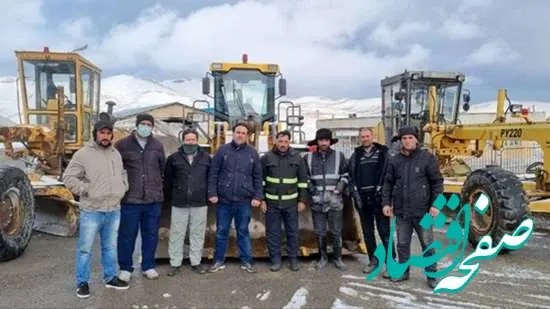 آماده باش کامل راهداری مس سونگون در پی بارش اولین برف پائیزی