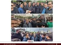 حضور مدیر مجتمع سنگ آهن سنگان، معاونین، مدیران و پرسنل مجتمع در آیین بدرقه رئیس جمهور شهید