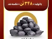 رکورد روزانه تولید بریکت اسفنجی