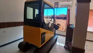 نصب و تجهیز دستگاه شبیه ساز بیل مکانیکی در مرکز تحقیقات مواد معدنی ایران- یزد