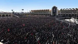 روایت 3 ، اقامه نماز بر پیکر رهبر شهید انقلاب در مصلای تهران؛ وداع باشکوه مردم با امام خامنه‌ای