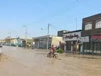 مدارس این شهر بخاطر سیل تعطیل شد / یک نفر در سیلاب گم شده است 