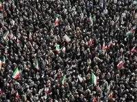 دست نوشته خیلی خاص درباره F-35 در تجمع مردم تهران + تصویر