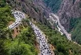 مسدود شدن مسیر جنوب به شمال محور کندوان و آزادراه تهران ـ شمال