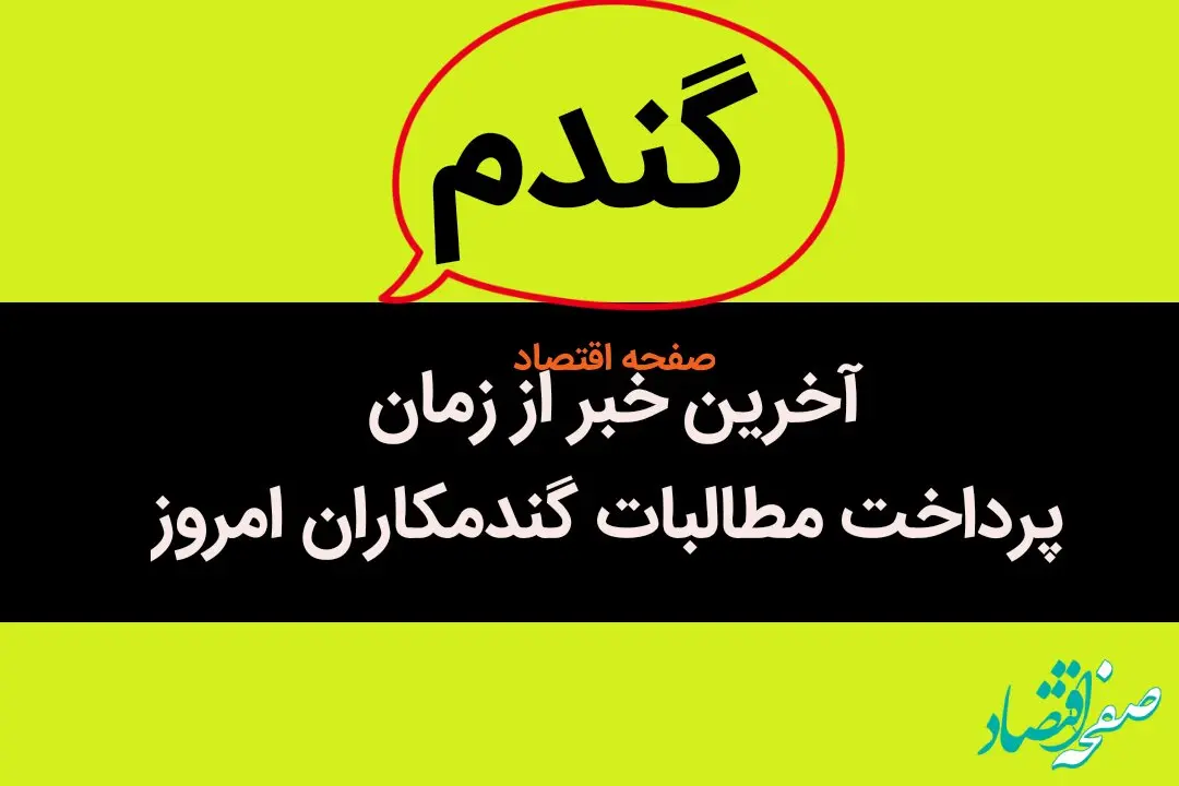 آخرین خبر از زمان پرداخت مطالبات گندمکاران امروز سه شنبه ۲۵ اردیبهشت ۱۴۰۳
