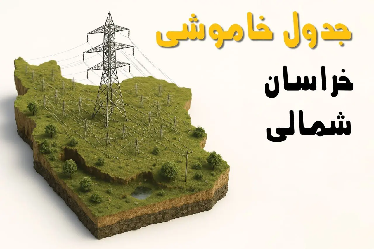 ساعات خاموشی بجنورد سه‌شنبه ۲۳ اردیبهشت ۱۴۰۴ + جدول قطعی برق شهرستان‌ های استان خراسان شمالی ۲۳ اردیبهشت ۱۴۰۴