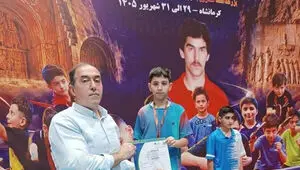 غوغای نونهال مراغه‌ای در مسابقات تنیس روی میز کشور