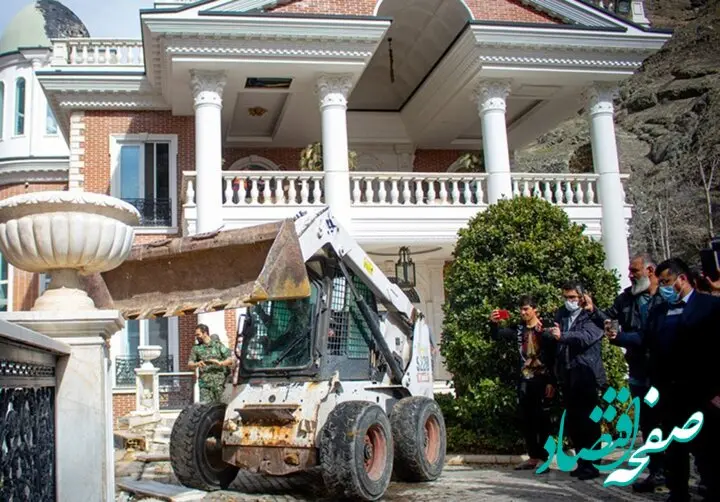 نقش آقازاده نقش بر آب شد | تخریب ۶۴ ویلایی که برای فرزندان یک چهره مشهور اقتصادی هستند