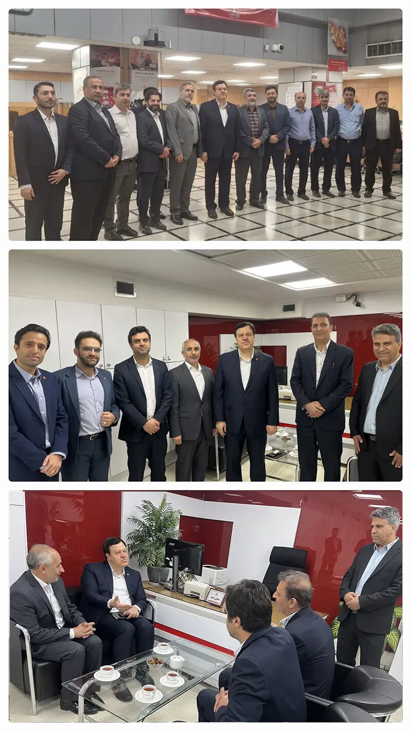 بازدید مدیرعامل بانک ملت از شعب و واحدهای ستادی خدمات رسان در تهران