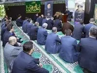 مراسم عزاداری شهادت حضرت آیت‌الله رئیسی رئیس جمهور و هیئت همراه در بانک رفاه کارگران برگزار شد