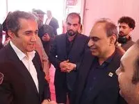 بازدید رییس هیأت عامل ایمیدرو از غرفه فولاد اکسین خوزستان در نمایشگاه جامع معدن و صنایع معدنی ایران