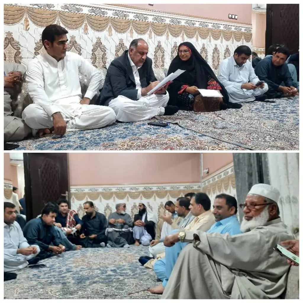 دکتر محمدسعید اربابی رئیس هیات مدیره و مدیرعامل سازمان منطقه آزاد چابهار با اهالی روستای طیس کوپان دیدار کرد