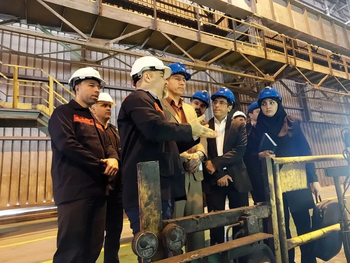 گزارش تصویری؛ اجرای برنامه سایت ویزیت از سایت صنعتی فولاد اکسین جهت اجرای ارزیالی مدل تعالی سازمانی و کنترل الزامات