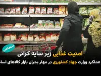 امنیت غذایی زیر سایه گرانی؛ نقد عملکرد وزارت جهاد کشاورزی در مهار بحران بازار کالاهای اساسی