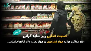 امنیت غذایی زیر سایه گرانی؛ نقد عملکرد وزارت جهاد کشاورزی در مهار بحران بازار کالاهای اساسی