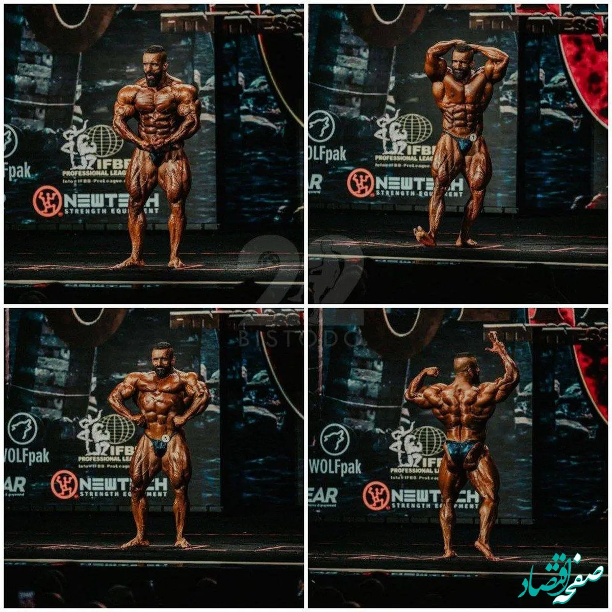 رونمایی هادی چوپان از فیگورهای جدید خود در مستر المپیا ۲۰۲۴ + عکس