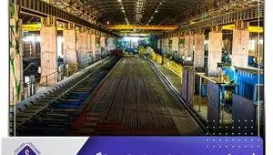 ثبت رکورد جدید تولید ماهیانه میلگرد در کارخانه نورد بردسیر