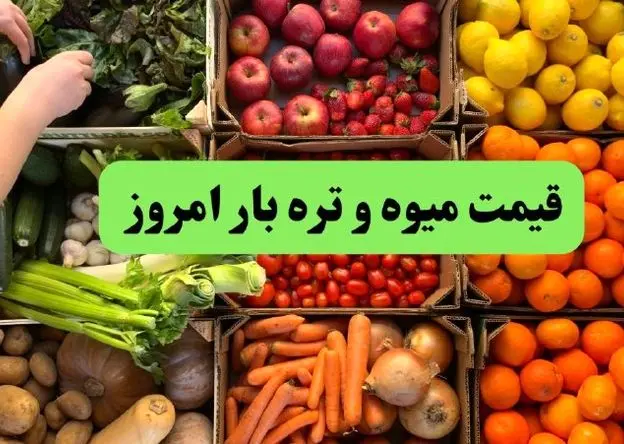 قیمت سیب زمینی | قیمت گوجه | قیمت لوبیا سبز |قیمت میوه و تره بار امروز سه شنبه ۲۸ بهمن ۱۴۰۴