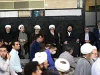 همنشینی پسر آیت الله جنتی با سید حسن خمینی + عکس