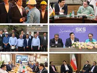 دیدار مدیرعامل بانک ملت با مدیران عامل شرکت های نفتی و فولادی استان هرمزگان