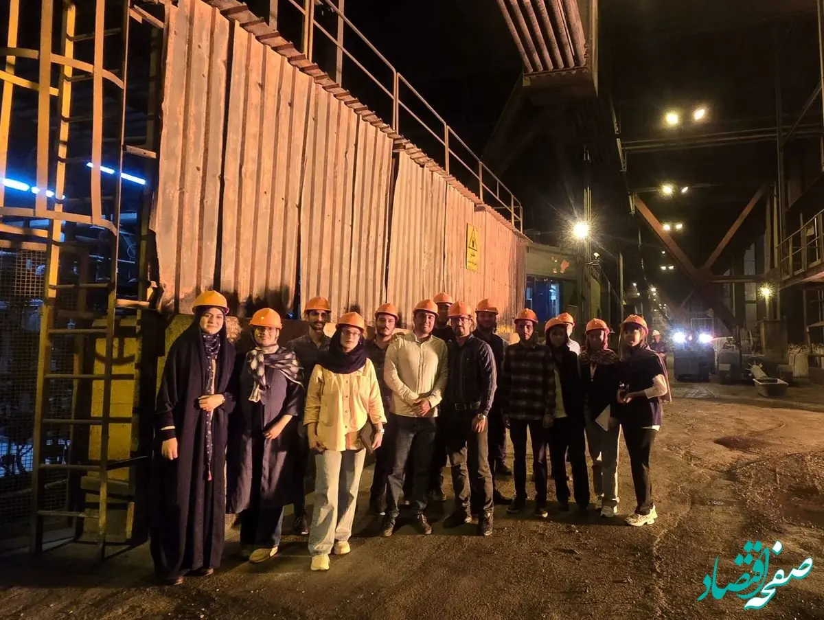 بازدید تخصصی دانشجویان مهندسی مواد دانشگاه تهران از فولاد مبارکه؛ نگاهی به فناوری‌های نوین تولید پایدار و اقتصاد چرخشی در بزرگ‌ترین کارخانه فولاد کشور
