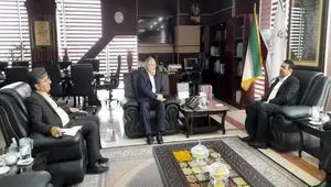 دیدار رئیس شورای هماهنگی بانک‌های دولتی و نیمه دولتی با استاندار تهران