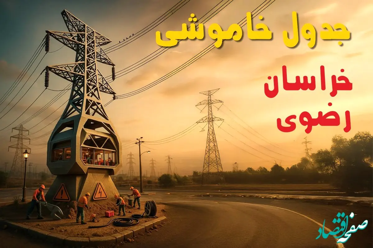 جدول خاموشی برق مشهد فردا دوشنبه ۱۲ خرداد ۱۴۰۴ + ساعت قطع برق استان خراسان رضوی دوشنبه ۱۲  خرداد