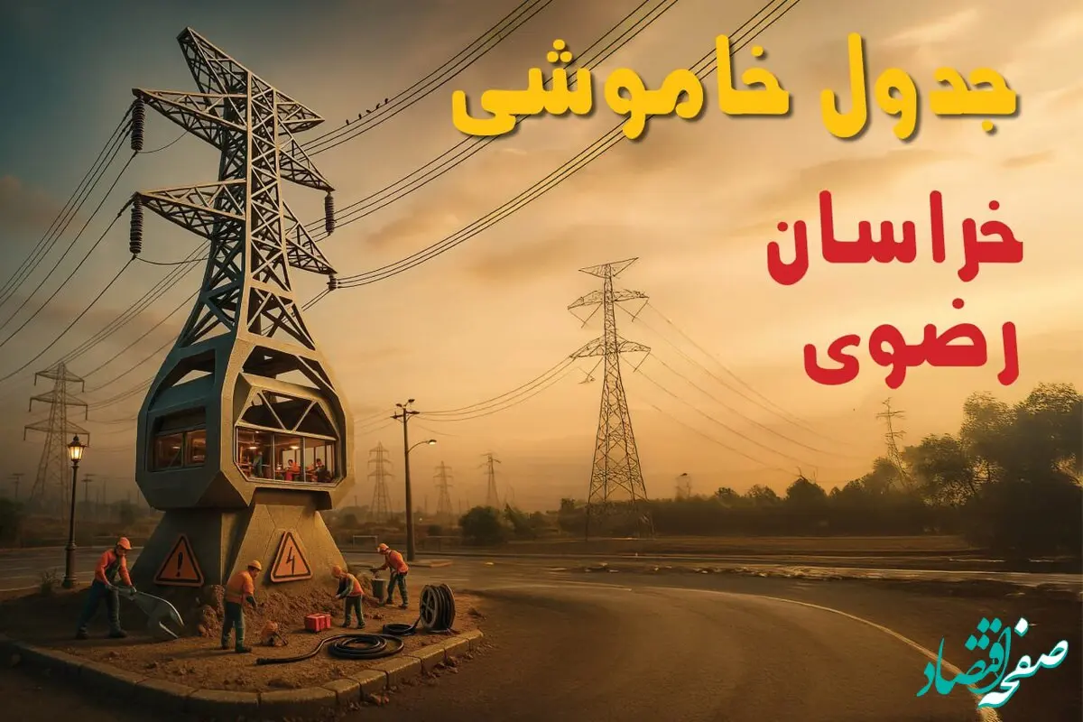 جدول خاموشی برق مشهد فردا دوشنبه ۱۲ خرداد ۱۴۰۴ + ساعت قطع برق استان خراسان رضوی دوشنبه ۱۲  خرداد