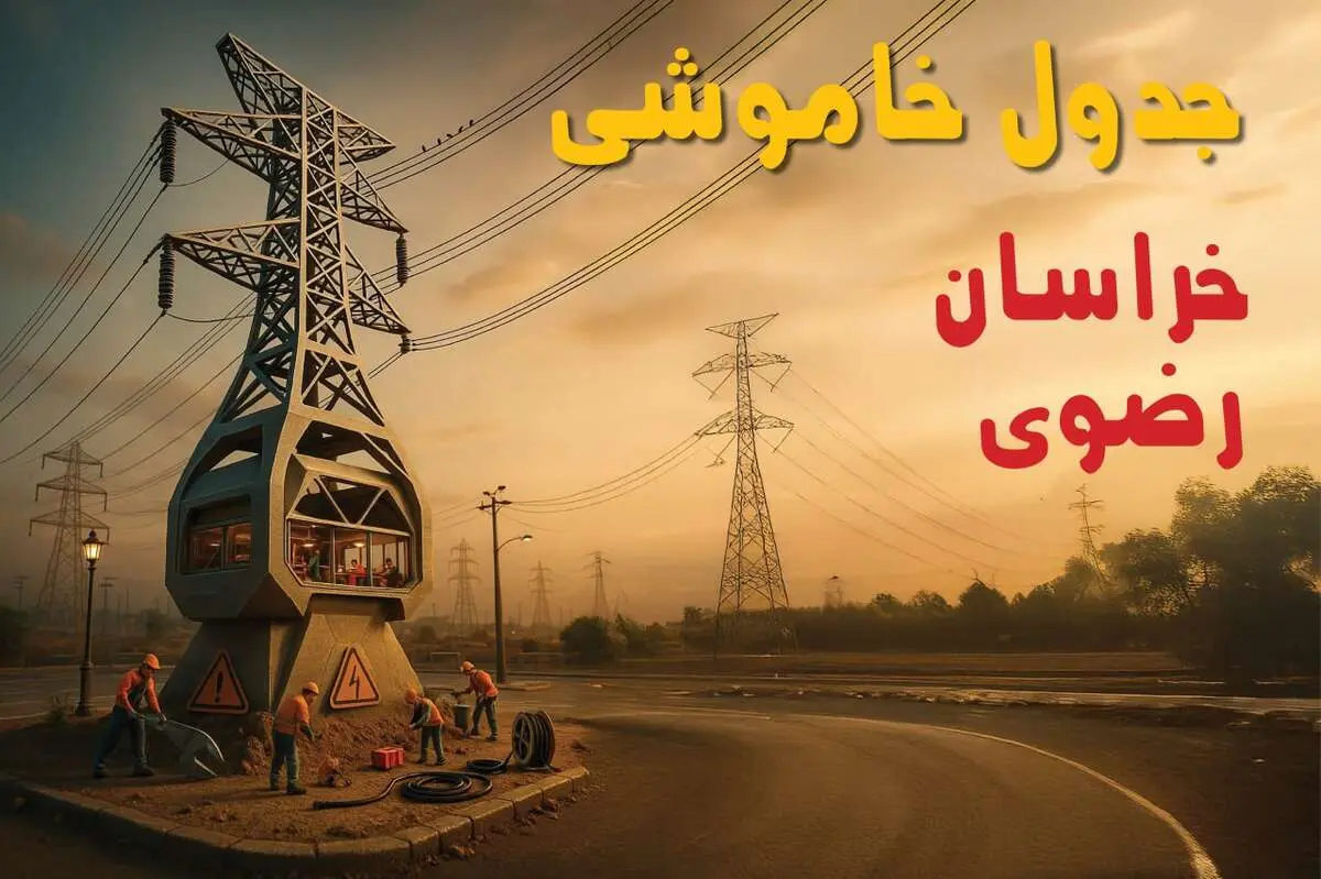 جدول خاموشی برق مشهد فردا دوشنبه ۱۲ خرداد ۱۴۰۴ + ساعت قطع برق استان خراسان رضوی دوشنبه ۱۲  خرداد