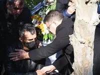 عکس های مراسم خاکسپاری مادر محمد حسین میثاقی